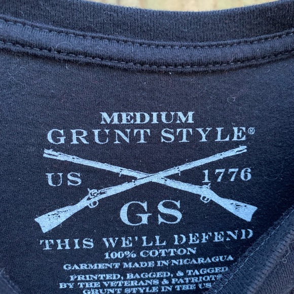 2020 Survivor Expert Grunt Style -Sz medium, Tee shirt, Black, 100% Cotton - Picture 3 of 6